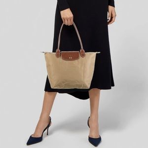 Longchamp Le Pliage “Shopping” Modele Depose Shoulder Tote Bag
